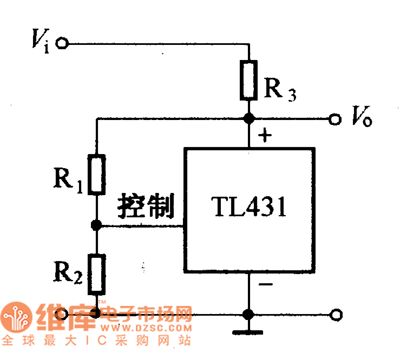 Typical application circuit of the reference voltage source