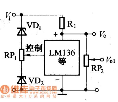 Typical application circuit of the reference voltage source