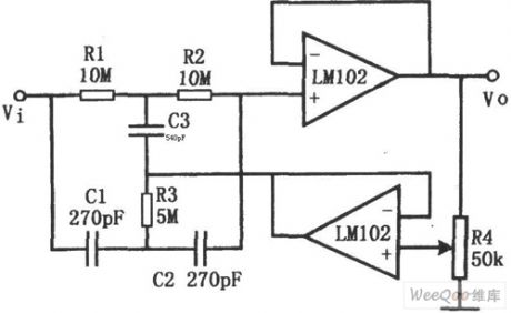 High Q value trapped wave filter circuit
