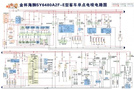 The single spot injection circuit of Jinbei-Sea lion SY6480A2F-E bus