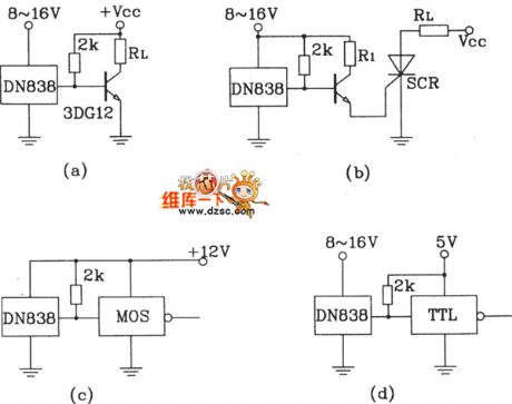 ND838 several typical application circuit