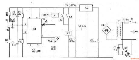Electric Medical Attracting Controlling Circuit (the 3rd)
