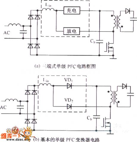 Single stage PFC circuit
