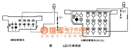 Benz crossover LED light circuit