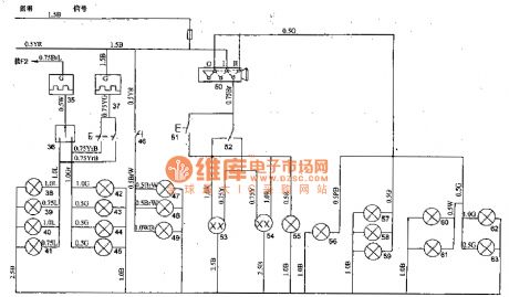 Lighting and signal basic circuit diagram of Beijing City Cat People 2020SG puddle jumper