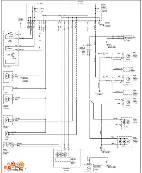 The Volkswagon instrument lighting circuit