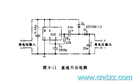 The 555 DC raising pressure circuit