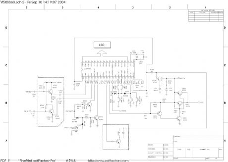 The radio circuit of frequency LED display (1)