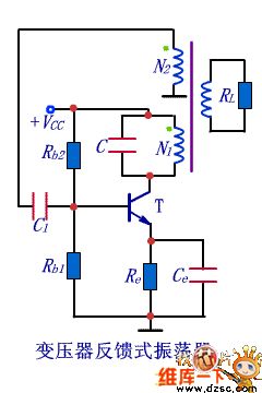 Transformer feedback oscillator circuit