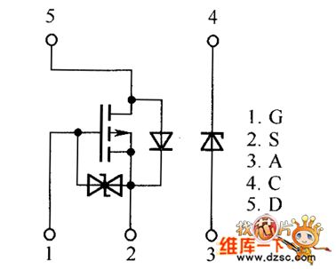 Field-effect transistor US5U29、US5U30 internal circuit