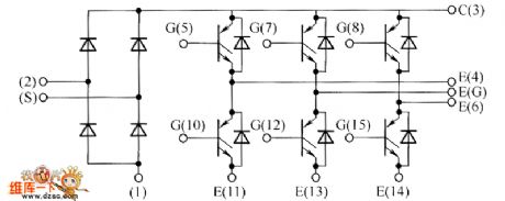 Field-effect transistor STG3P2M10N60B internal circuit