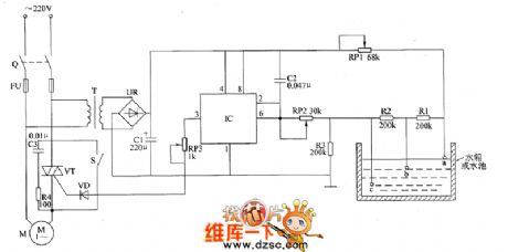 the circuit of auto water supplier for agriculture(1)