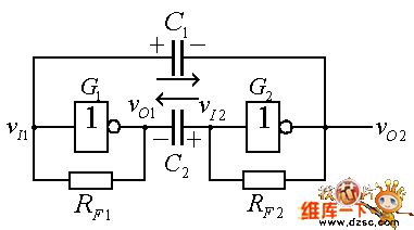 Symmetric multivibrator circuit