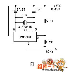 ASIC MM5369 circuit