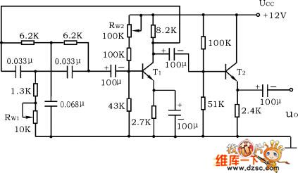 four-divider frequency circuit
