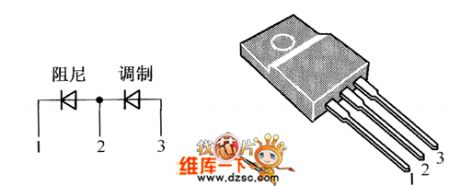 crystal diode DMV1500HDFD internal circuit