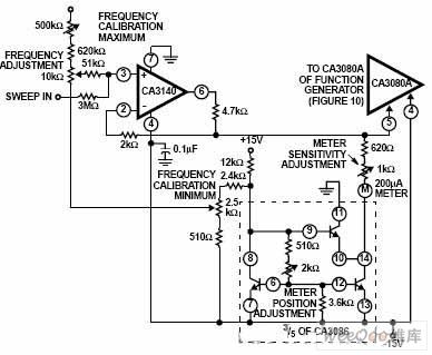 Single Input CA3140 Instrument Amplifier Circuit