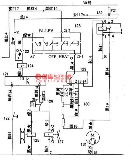 The air-conditioning system circuit of Santana 2000(see as figure 1/2)