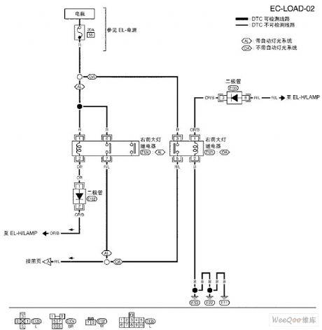 TEANA A33-EL Electrical Load Signal Circuit Two