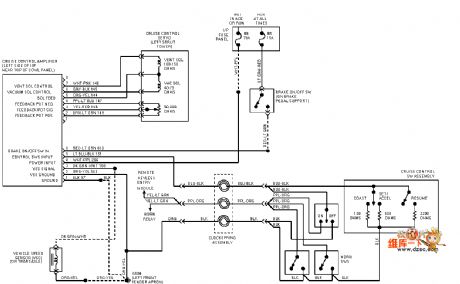 Mazda 94TAURUS power window circuit diagram