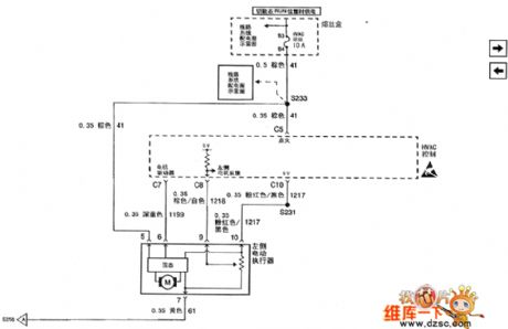 The air-conditioning system GS3.0,GS+ circuit of Shanghai Buick-Regal car (4)