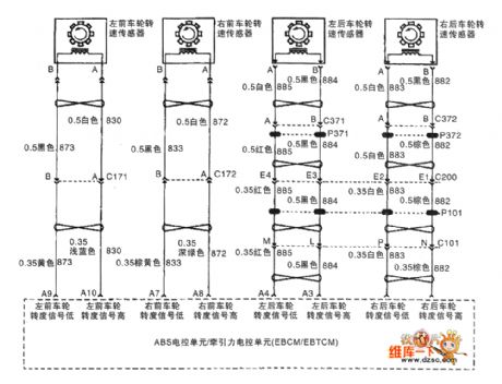 The ABS TPM circuit of Shanghai GM Buick-MPV (GL8)(2)