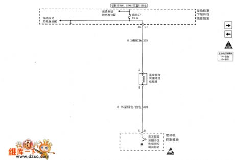 The 2.0 L（L34）engine evaporation emitting circuit