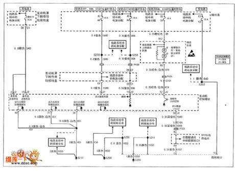 The power ground connection, fault indicator and data connector circuit of the 2.0L(L34) engines