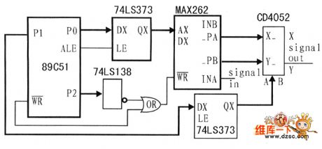 The program controlled filter circuit