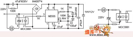 Fan speed control circuit based on the NE555 time-base circuit