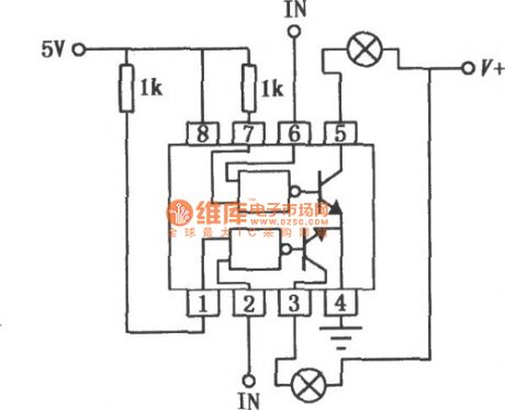 SN55451B/75451B positive dual periphery and driver circuit