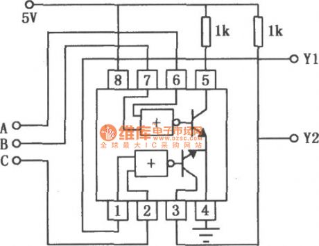 SN55454B／75454B positive dual periphery or non-driver circuit