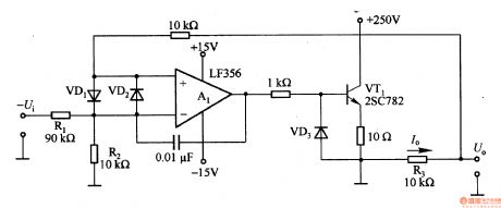 High output voltage/current conversion circuit