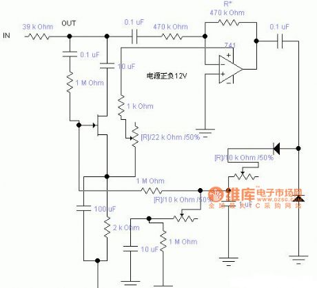 Analog voltage limiter circuit diagram
