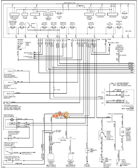 Mazda 96PROBE dashboard circuit