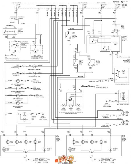 Mazda external light circuit diagram