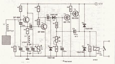 Presence detector, proximity sensor circuit