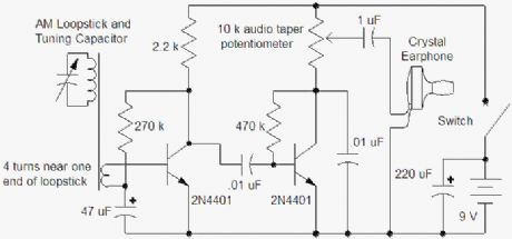 Simple Two-Transistor Radio