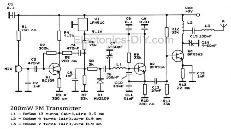 200mW FM Broadcast Transmitter