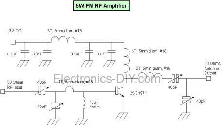 c945 transistor amplifier circuit diagram