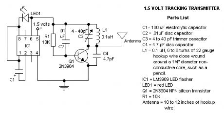 1.5V Tracking Transmitter