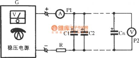Burn-in circuit with aluminum electrolytic capacitor