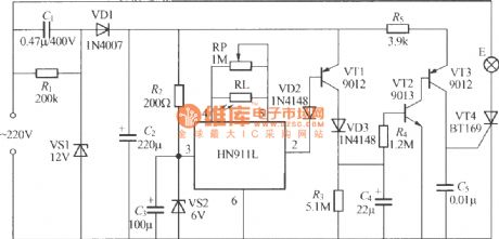 Thermal pyroelectric infrared sensing automatic light circuit (6)