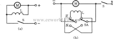 DC shunt motor commutation circuit