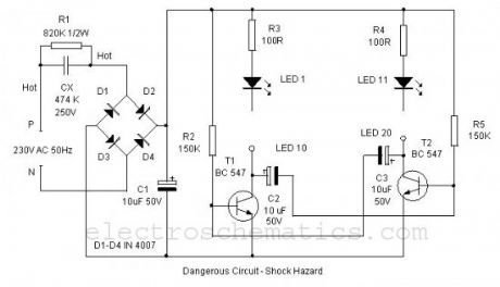 Low Cost LED Blinker circuit