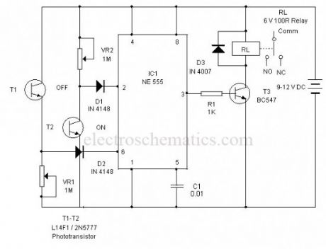 Light Controlled Bistable circuit