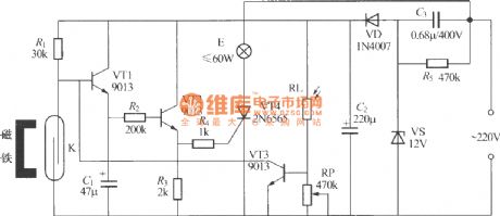 Gated automatic lamp circuit ( 1)