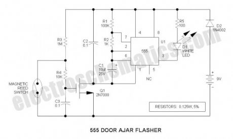 555 Door Ajar Flasher