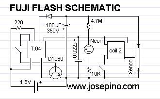 the schematic of the Flash circuit