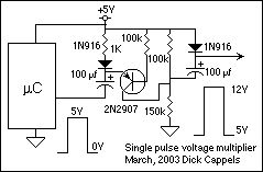 Single Pulse Voltage Multiplier